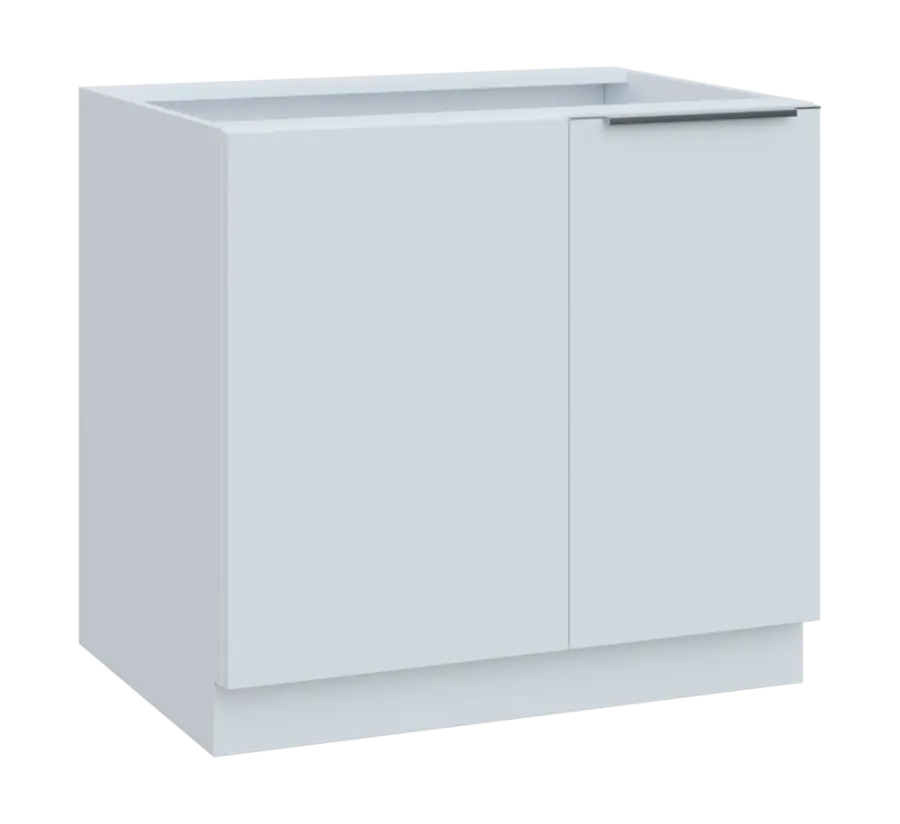 SISR - 9 spodní skříňka, rohová, 1-dveřová, pravá, 870x900x600, bílá